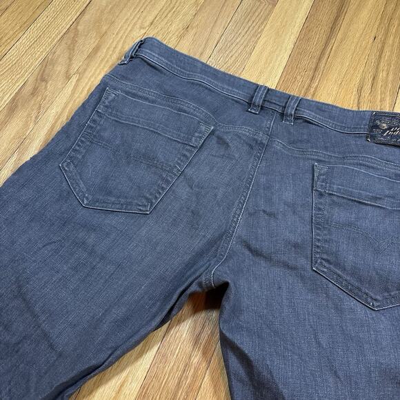 Diesel Safado Jeans Men’s 36x32 Gray Regular Slim Straight Stretch Denim USA - Picture 14 of 16